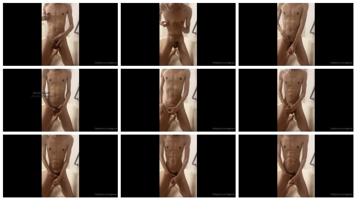 [gecun] 241209 【Cum Blast in Bathroom】 数数看射了多少发？ （又玩到自己喷水了） Cumming at 01 薄肌精瘦体育生打飞机系列 [2:00] (2k)-Share1069 精品资源分享站